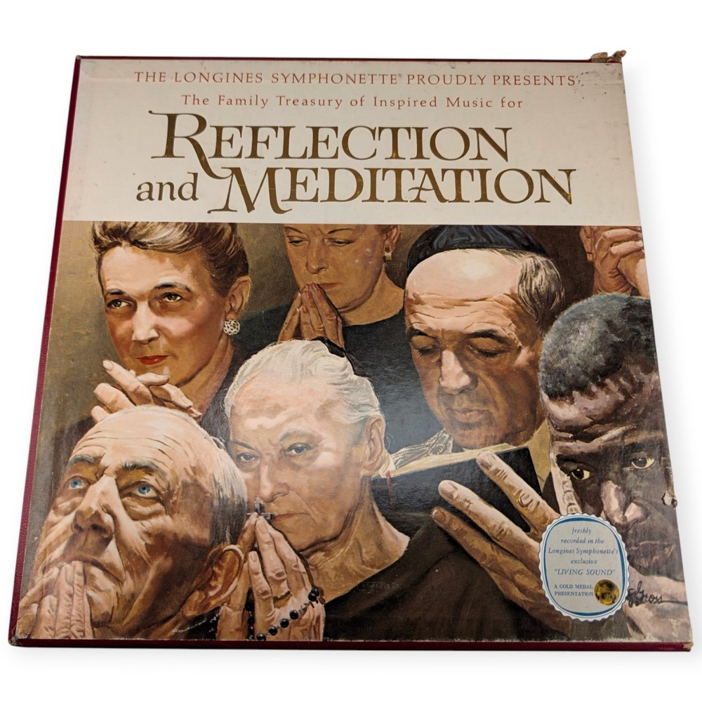 Longines Symphonette Reflection and Meditation 5LP Stereo Box LWS 168 to 172